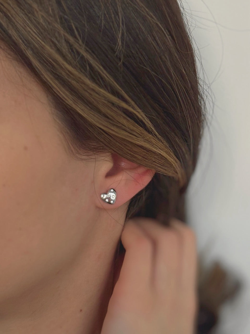Елегантни обеци “Heart Sparkle” S925